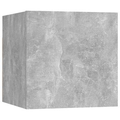 vidaXL Szafka nocna, szarość betonu, 30,5x30x30 cm, płyta wiórowa