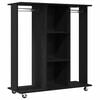 vidaXL Garderoba Czarny dąb 102 x 38 x 110 cm Drewno inżynieryjne