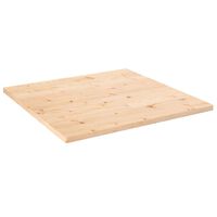 vidaXL Blat stołu, 70x70x2,5 cm, lite drewno sosnowe, kwadratowy