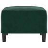 vidaXL Podn&oacute;żek, ciemnozielony, 70x55x41 cm, aksamit