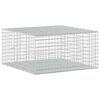 vidaXL Gabion z drutu 3,5 mm i siatką 5x5 cm 100x100x50 cm