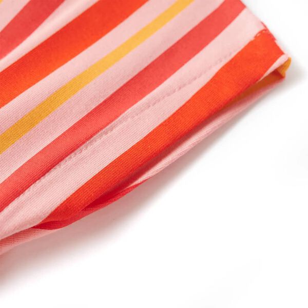 Sukienka dziecięca, ściągana sznurkiem, różowo-czerwona, 116