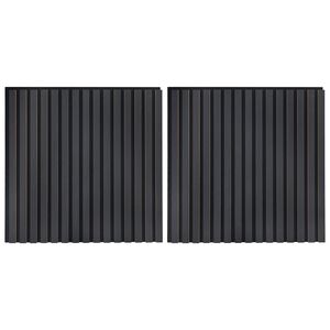 vidaXL Panele ścienne 2 pcs antracytowy 60,5 x 60 cm
