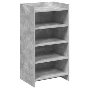 vidaXL Szafka na buty z przechowywaniem Betonowy szary 48 x 36 x 92 cm
