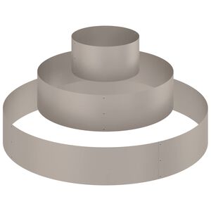 vidaXL Doniczka ogrodowa Brązowy 120 x 120 x 20 cm