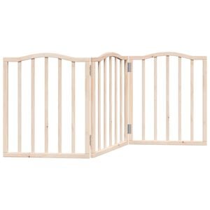 vidaXL Składana bramka zabezpieczająca dla psa, 3 panele, 150 cm