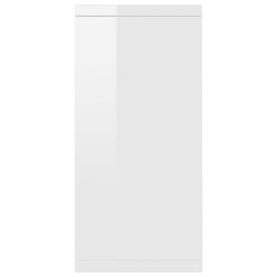vidaXL Szafka na wysoki połysk, biała, 88 x 30 x 65 cm, płyta wiórowa