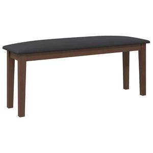 vidaXL Ławka 110 cm Brązowa lite drewno guma
