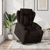 vidaXL Podnoszony fotel masujący, elektryczny, rozkładany, brązowy