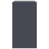 vidaXL Szafka boczna, antracytowa, 67x39x73 cm, stal