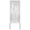 vidaXL Ekran zapewniający prywatność w ogrodzie Srebrny 50 x 140 cm