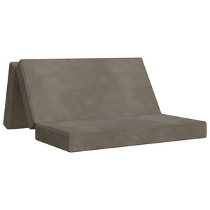 vidaXL Składana Sofa Ł&oacute;żko 160 x 67 x 45 cm jasnoszary