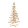 vidaXL Drewniana choinka KOTKA 120 cm Lite drewno sosnowe Naturalny