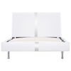 vidaXL Rama ł&oacute;żka, biała, sztuczna sk&oacute;ra, 90 x 200 cm