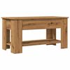 vidaXL Stolik kawowy Artisan Oak 101x49x52 cm Drewno klejone