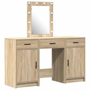 vidaXL Toaletka Brązowy 50 x 41 x 135 cm Drewno inżynieryjne