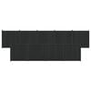 vidaXL Panel ogrodzeniowy 9 szt. 1580 x 186,5 cm WPC i aluminium