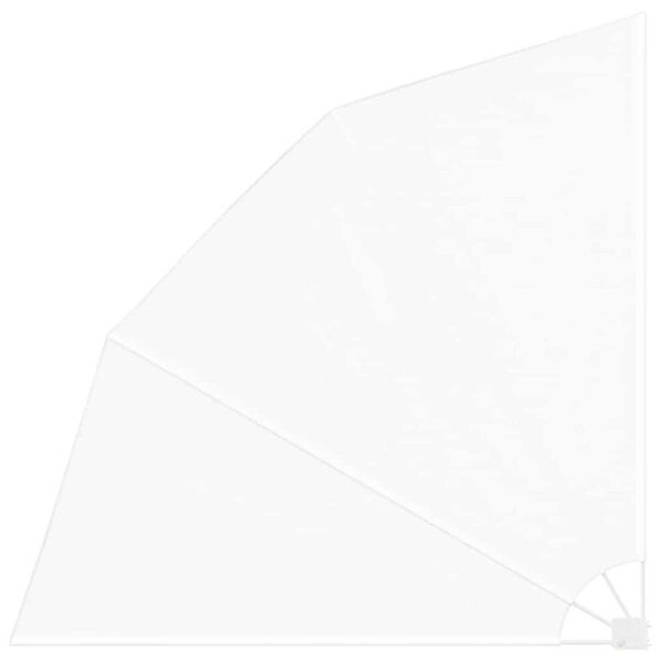 vidaXL Ekran Prywatności Balkonowej Biały 210 x 210 cm Poliester