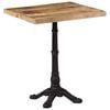 vidaXL Stolik bistro, 60x60x77 cm, surowe drewno mango