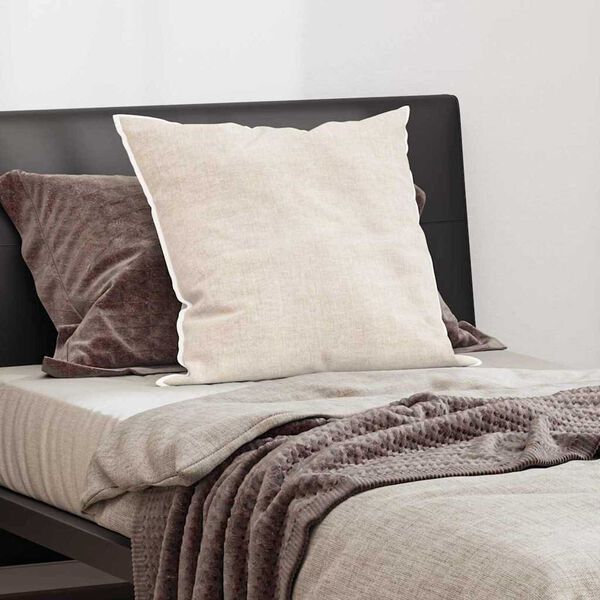 vidaXL Poduszka z poduszką Biały 60 x 70 cm bawełna