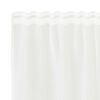vidaXL Firanka Koronkowa z zasłonami Biały 220 x 200 cm Poliester