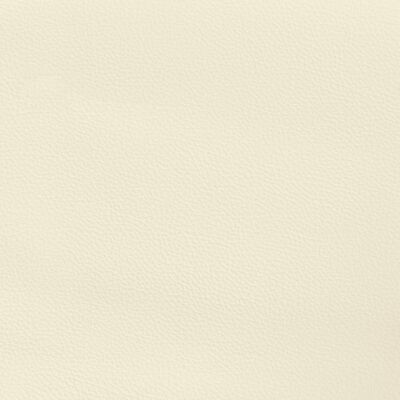 vidaXL Zagłówek uszak, kremowy, 93x16x118/128 cm, sztuczna skóra