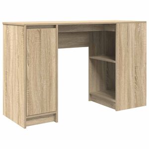 vidaXL Biurko Sonoma Oak 120x42x76 cm Drewno klejone