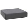 vidaXL Poduszka na siedzisko 40 x 40 x 10 cm Pianka PU Szary
