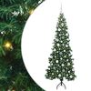 vidaXL Rogowa Sztuczna Choinka z podstawą Zielony 180 cm PVC i Metal