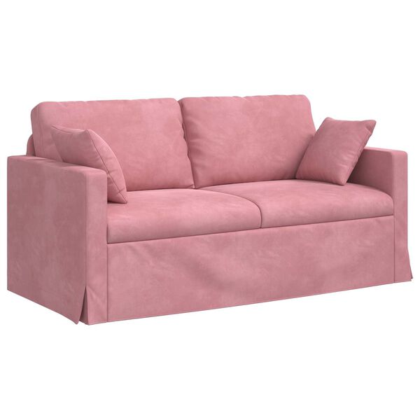 vidaXL Sofa R&oacute;żowy