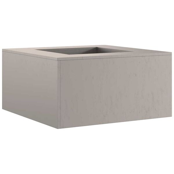 vidaXL Kominek Brązowy 80 x 80 x 40 cm stal kortenowska