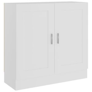 vidaXL Regał na książki, biel 82,5x30,5x80 cm, materiał drewnopochodny