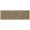 vidaXL Dywan strefowy Naturalny i czarny 80 x 200 cm Juta