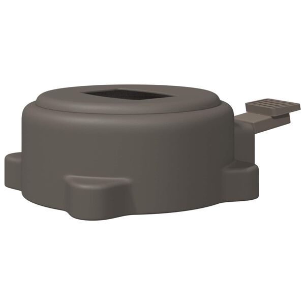 vidaXL Podstawa do parasola Srebrny 23 x 14 x 6 cm