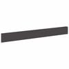 vidaXL Krawężnik do trawnika 30 szt. 100 x 12 cm Stal Czarny