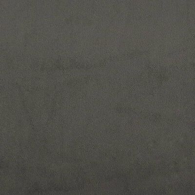 vidaXL Materac kieszeniowy, jasnoszary, 120x190x20 cm, aksamit