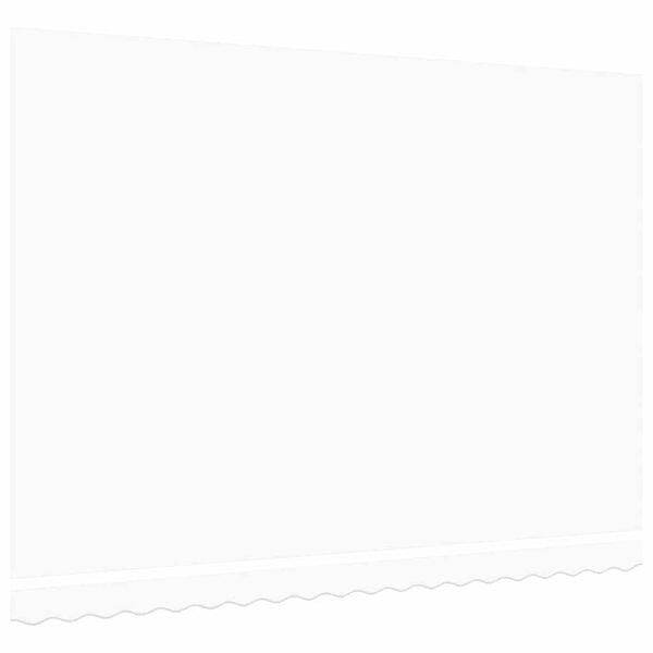 vidaXL Materiał zapasowy do markizy Biały 430 x 345 cm Poliester