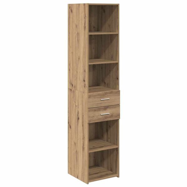 vidaXL Highboard z szufladą Dąb rzemieślniczy 40 x 42,5 x 185 cm