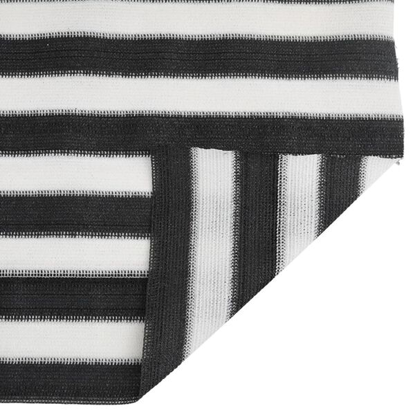 vidaXL Siatka cieniująca, antracytowo-biała, 1,8x50 m, HDPE, 195 g/m&sup2;