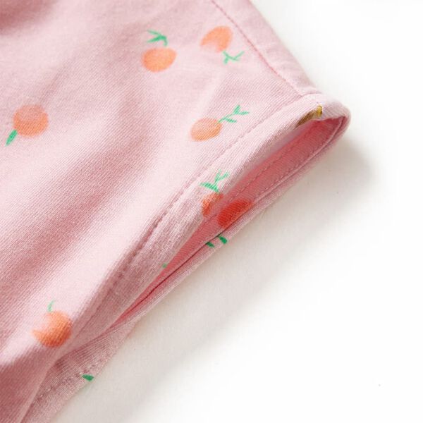 Sukienka dziecięca ze sznurkiem, jasny pomarańcz, 140