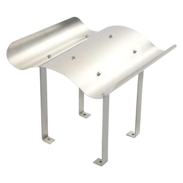 vidaXL Nasada kominowa ze stali nierdzewnej, 40 x 40 x 36 cm