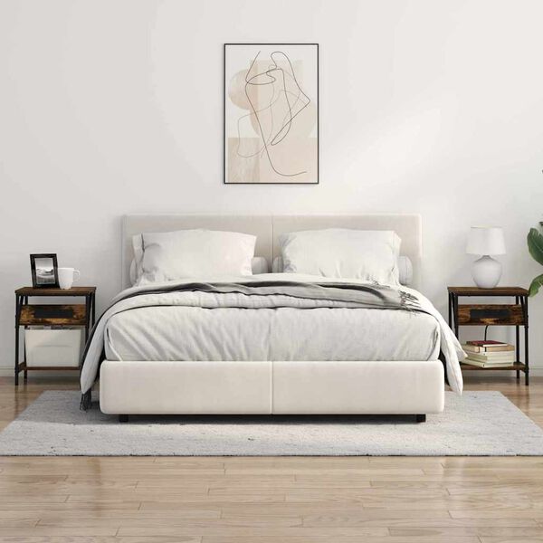 vidaXL Szafka Nocna Dąb wędzony 38 x 30 x 48 cm