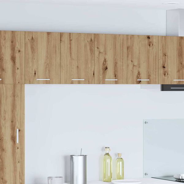 vidaXL Szafka wisząca 2 pcs Dąb rzemieślniczy i biały 60 x 31 x 40 cm