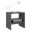 vidaXL Szafki nocne, 2 szt., szare, 40x30,5x40 cm, lite drewno sosnowe