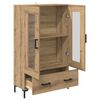 vidaXL Highboard z szufladą Dąb rzemieślniczy 69,5 x 31 x 115 cm