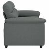 vidaXL Sofa 2-osobowa Ciemnoszara 160x81x84 cm Tkanina