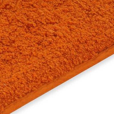 vidaXL 2-częściowy zestaw mat łazienkowych, tkanina, pomarańcz