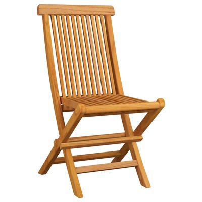 vidaXL Krzesła ogrodowe z poduszkami w czerwoną kratę, 6 szt., tekowe