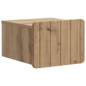 vidaXL Wisząca Szafka Nocna Dąb artisan 33 x 34,5 x 24 cm