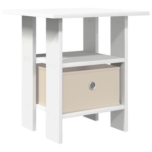 vidaXL Stolik nocny Biały 41 x 40 x 45 cm Drewno inżynieryjne